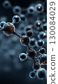 close up of a molecule 130084029
