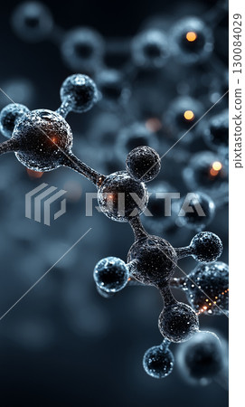 close up of a molecule close up of a molecule 130084029