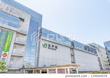 JR Mito Station (North Exit) in fine weather, Mito City, Ibaraki Prefecture 130084076