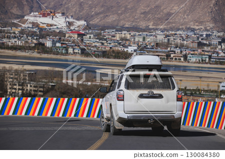 Toyota 4RUNNER TRD OFFROAD on high altitude mountains,Tibet,China Toyota 4RUNNER TRD OFFROAD on high altitude mountains,Tibet,China 130084380