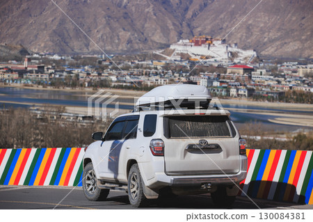 Toyota 4RUNNER TRD OFFROAD on high altitude mountains,Tibet,China Toyota 4RUNNER TRD OFFROAD on high altitude mountains,Tibet,China 130084381