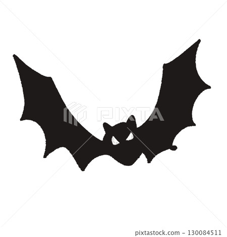 一隻可愛的蝙蝠的插圖 一隻可愛的蝙蝠的插圖 130084511