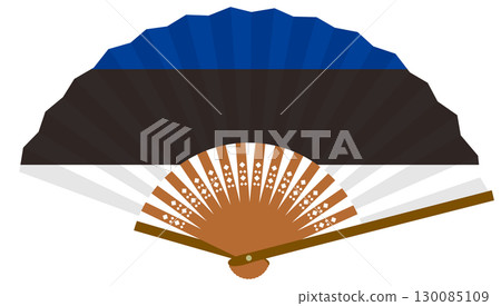 Estonian flag fan 130085109