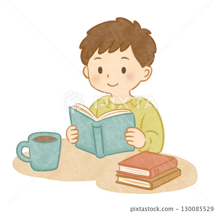 Autumn Reading Boy 2 Autumn Reading Boy 2 130085529