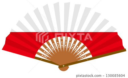 Polish flag fan 130085604