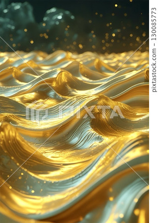 abstract background with blue waves 130085773