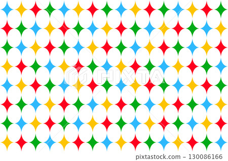 Harlequin rhombus seamless pattern. Argyle fabric texture. Diamond lozenge simple color background. Joker vintage wallpaper bg. Venetian rhomb geometric carnival ornament. Vector illustration 130086166