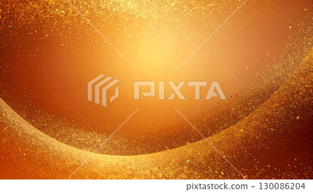 Golden glitter particles: abstract background 130086204