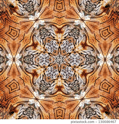 Animal skin concept design with African texture that grow awareness to save animal for nature. Artificial mixed animals fur background to use as rug, tiles, wall hanging to avoid killing any predators 130086467