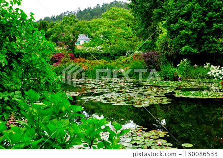 與荷花池的風景 與荷花池的風景 130086533