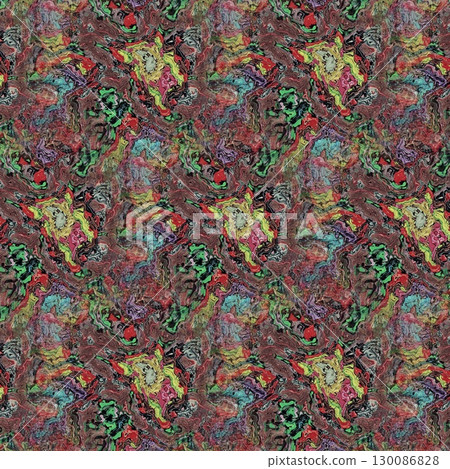 Hyper real fashion for floor tiles and carpet. Traditional mystic background design. Arabesque ethnic texture. Geometric stripe ornament cover photo. Repeated pattern design for digital textile print 130086828