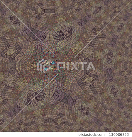 Hyper real fashion for floor tiles and carpet. Traditional mystic background design. Arabesque ethnic texture. Geometric stripe ornament cover photo. Repeated pattern design for digital textile print 130086833