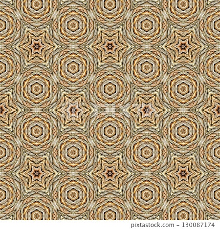 Tribal concept design for textile, flyer, brochure, magazine cover printing. Indigenous fashion pattern background for interior decoration and traditional costume or handicraft making 130087174
