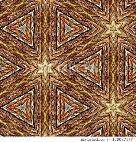 Tribal concept design for textile, flyer, brochure, magazine cover printing. Indigenous fashion pattern background for interior decoration and traditional costume or handicraft making 130087177