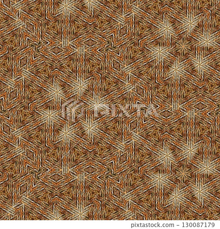 Tribal concept design for textile, flyer, brochure, magazine cover printing. Indigenous fashion pattern background for interior decoration and traditional costume or handicraft making 130087179
