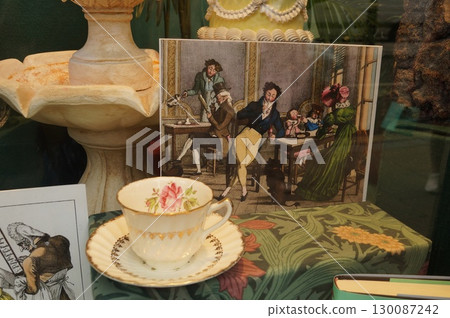 British bookstore window 130087242