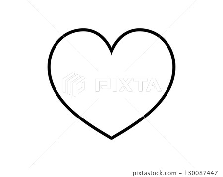 心形標記圖示單調 130087447