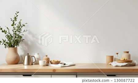 Natural and stylish kitchen interior design images 130087722