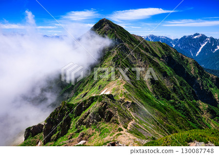 位於北阿爾卑斯山內立山山脈的鹿島矢鹿岳 130087748