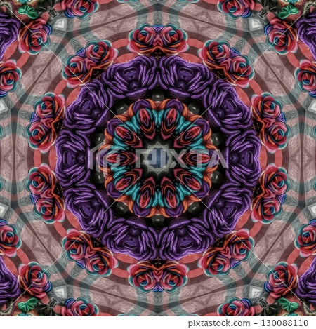 Mixed print design made with different embroidery, batik and tie dye patterns. Best for textile, carpet, comforter, wallcovering, pillowcase, bedsheet, silk fabric printing 130088110