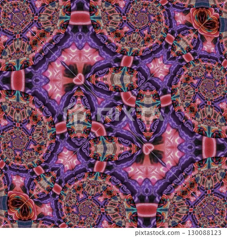 Mixed print design made with different embroidery, batik and tie dye patterns. Best for textile, carpet, comforter, wallcovering, pillowcase, bedsheet, silk fabric printing 130088123