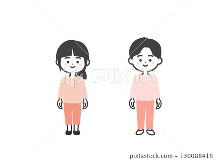 三頭兒童插畫 130088418