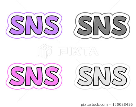 Social media character sets Social media character sets 130088456
