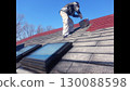 Exterior wall painting 130088598