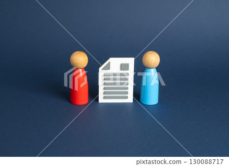 Agreement between the parties. Contract. Partnership. Collaboration, joint venture, legal document, business cooperation, mutual obligations 130088717