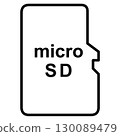 microSD 線描插圖儲存裝置圖示 130089479