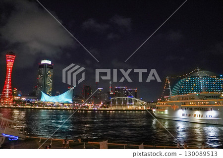 神戶港燈光秀與觀光遊船（觀光用） 130089513