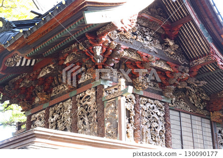 桐生天滿宮神社正殿雕刻[群馬縣桐生市] 130090177