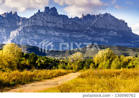 Montserrat mountain range, Spain. 130090762