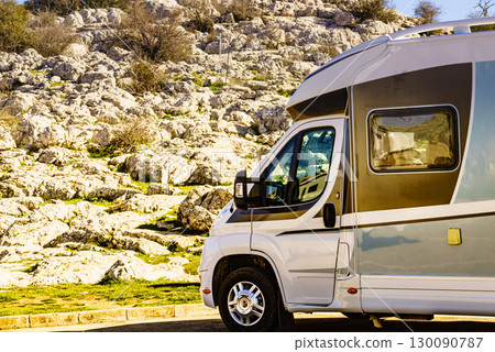 Caravan in Torcal de Antequera, Spain 130090787