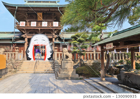 下關市彥島八幡宮節分節門的多福像 130090935