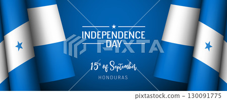 Honduras independence day vector banner, greeting card. Honduras independence day vector banner, greeting card. 130091775
