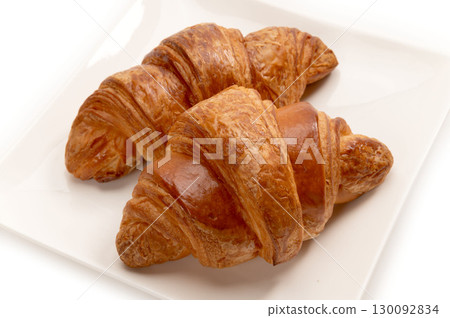 Croissants, a bread of European origin 130092834