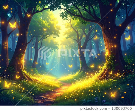 閃耀夢幻秋日美景 130093700