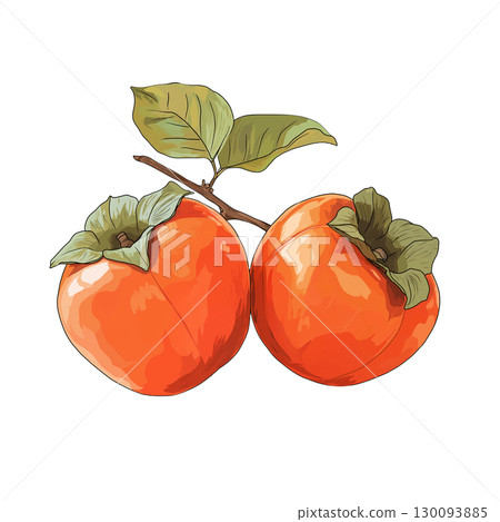 Persimmon illustration 130093885