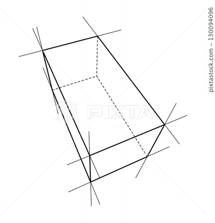 Abstract Geometric Lines. Vector 130094096