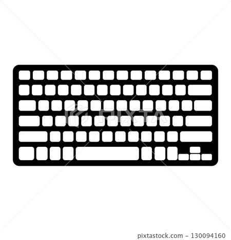 English keyboard simple icon 130094160