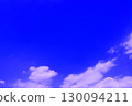 Blue sky with clouds (wallpaper material) 130094211