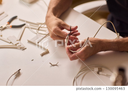 Effectively Organizing and Skillfully Managing Tech Cables for a Neater and Tidy Workspace Effectively Organizing and Skillfully Managing Tech Cables for a Neater and Tidy Workspace 130095463