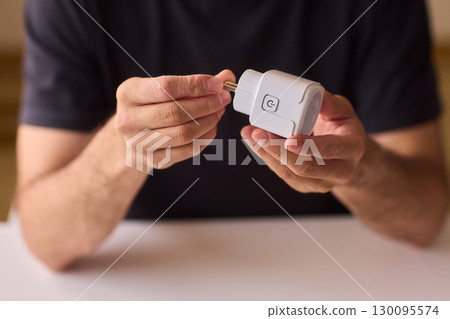 Smart Plug Technology enables convenient control through a Mobile App for better automation Smart Plug Technology enables convenient control through a Mobile App for better automation 130095574