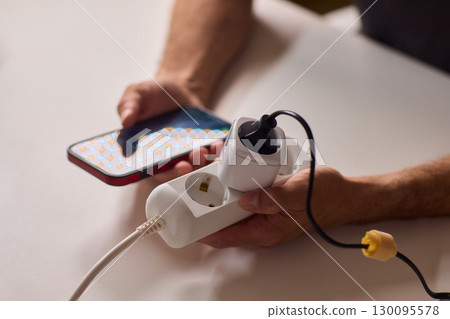 Smart Plug Technology enables convenient control through a Mobile App for better automation Smart Plug Technology enables convenient control through a Mobile App for better automation 130095578