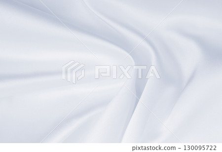 Smooth elegant grey silk or satin luxury cloth as wedding background. Luxurious background design 130095722