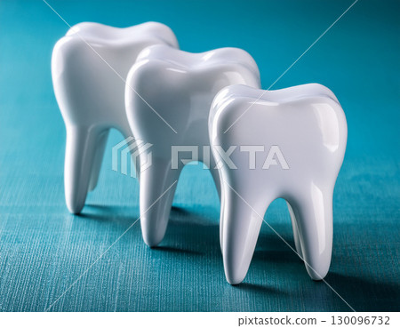 Cute tooth figurine 130096732