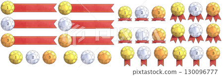 Large-capacity set of zircon-cut gemstones that can also be used for rankings Large-capacity set of zircon-cut gemstones that can also be used for rankings 130096777