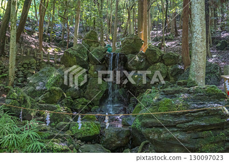 Izumo Taisha Shrine Mossy Mikage Falls Izumo Taisha Shrine Mossy Mikage Falls 130097023