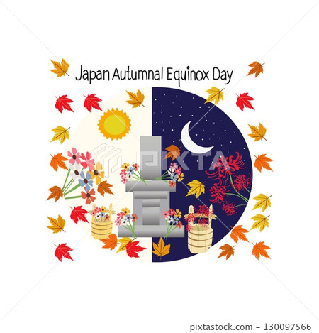 japan autumnal equinox day free vector illustration 130097566